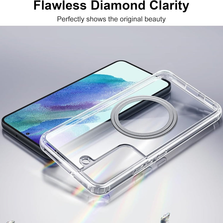 For Samsung Galaxy S21 5G Transparent Frosted MagSafe Phone Case
