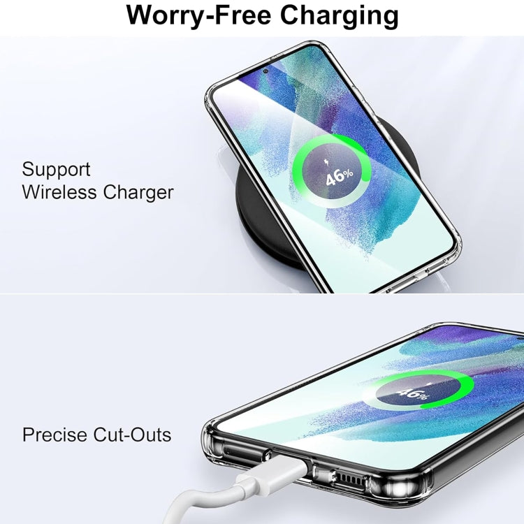 For Samsung Galaxy S21 5G Transparent Frosted MagSafe Phone Case