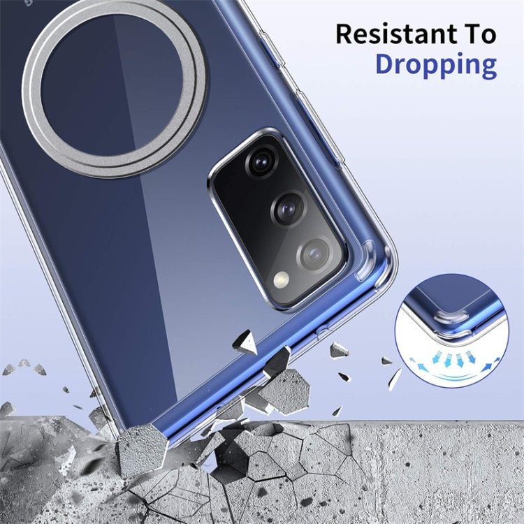For Samsung Galaxy S20 FE Transparent Frosted MagSafe Phone Case