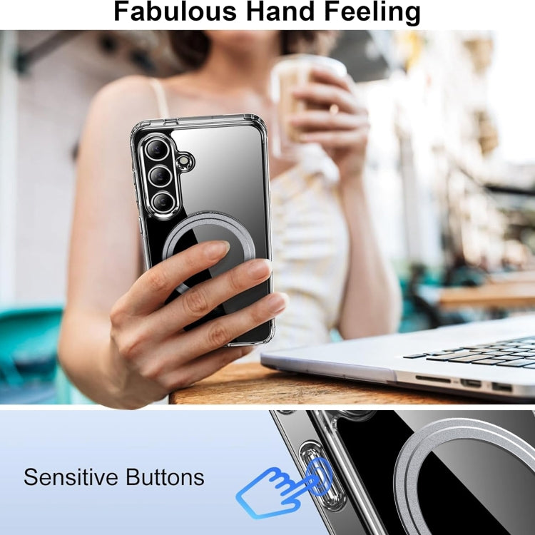 For Samsung Galaxy S25+ 5G Transparent Frosted MagSafe Phone Case