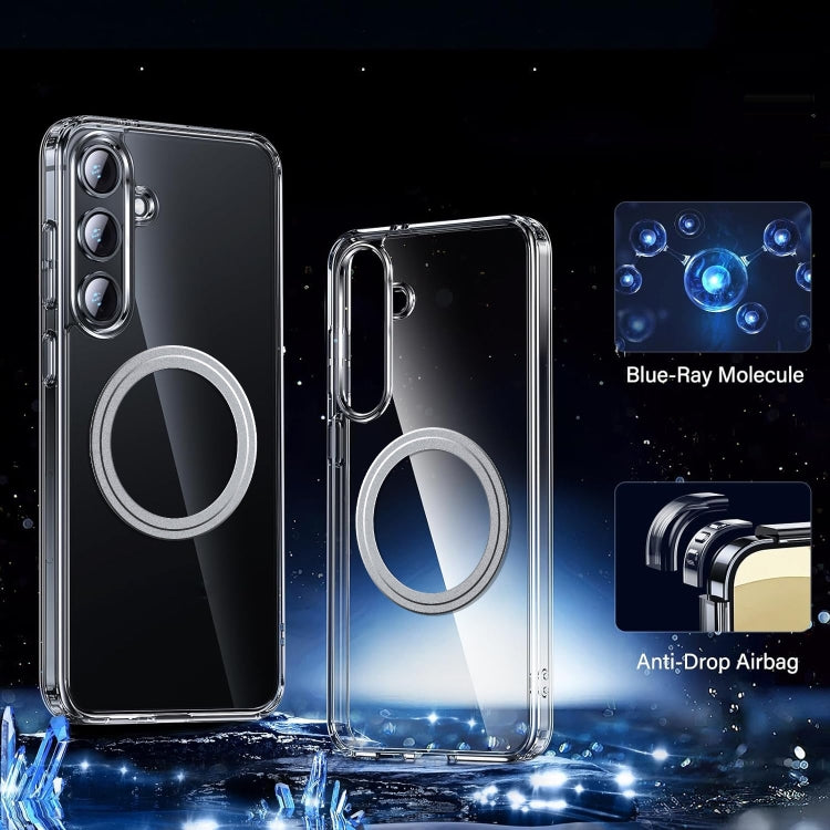 For Samsung Galaxy S23 FE 5G Transparent Frosted MagSafe Phone Case