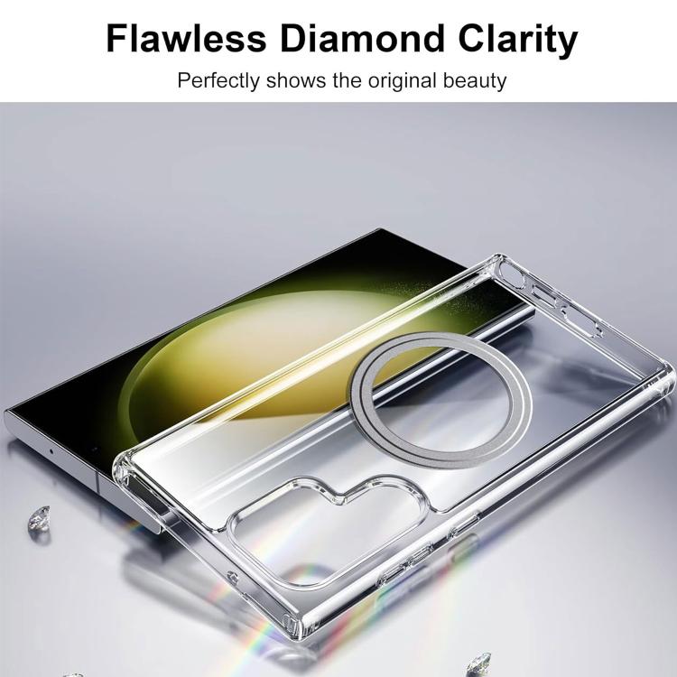 For Samsung Galaxy S26 Ultra 5G Transparent Frosted MagSafe Phone Case