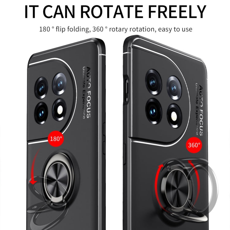 For OnePlus Ace 2 Metal Ring Holder TPU Phone Case