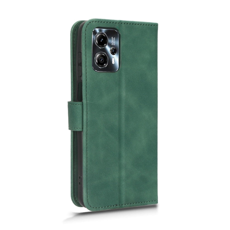 For Motorola Moto G13 / G23 / G53 Skin Feel Magnetic Flip Leather Phone Case