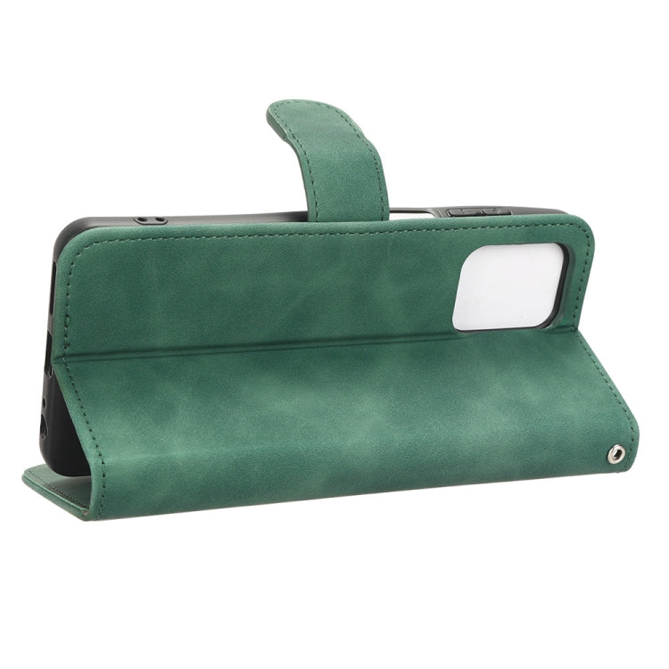 For Motorola Moto G73 5G Skin Feel Magnetic Flip Leather Phone Case