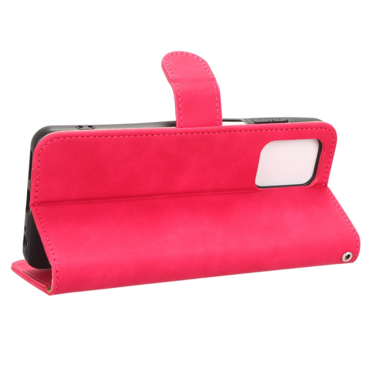 For Motorola Moto G73 5G Skin Feel Magnetic Flip Leather Phone Case