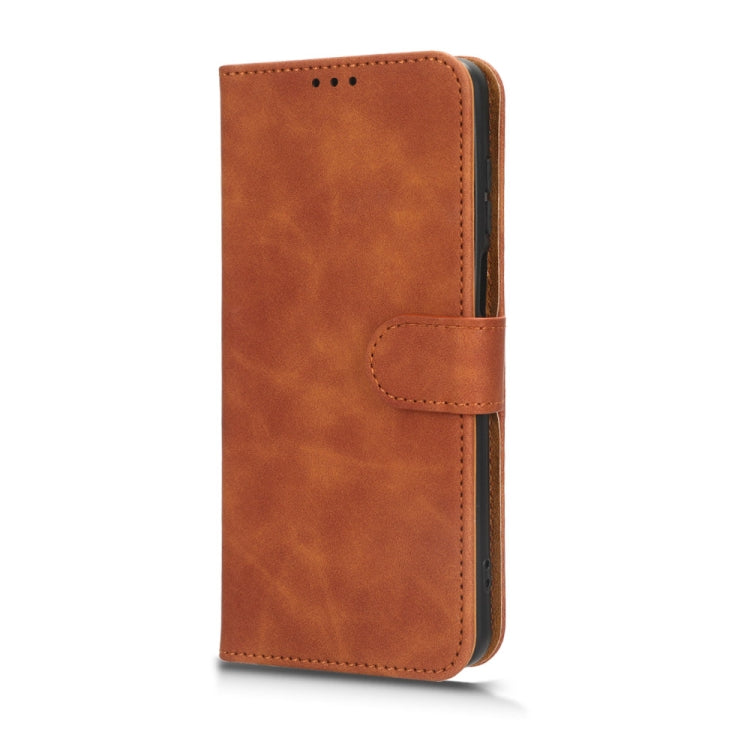 For Motorola Moto G73 5G Skin Feel Magnetic Flip Leather Phone Case