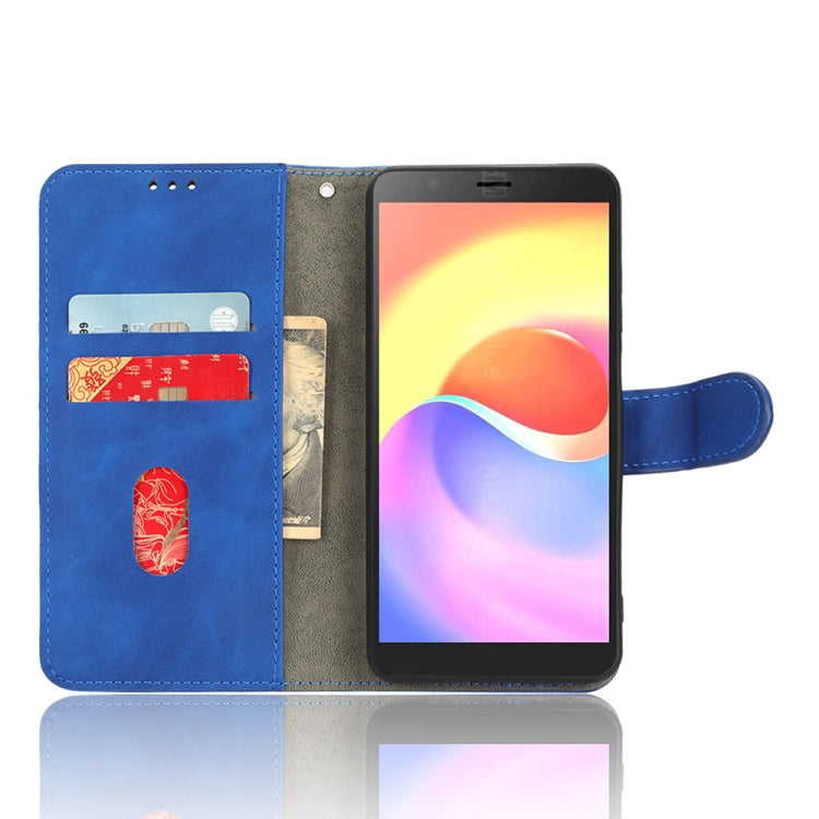 For ZTE Blade A32 Skin Feel Magnetic Flip Leather Phone Case