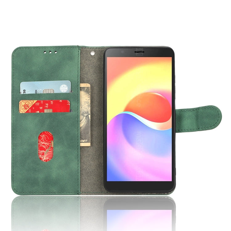 For ZTE Blade A32 Skin Feel Magnetic Flip Leather Phone Case