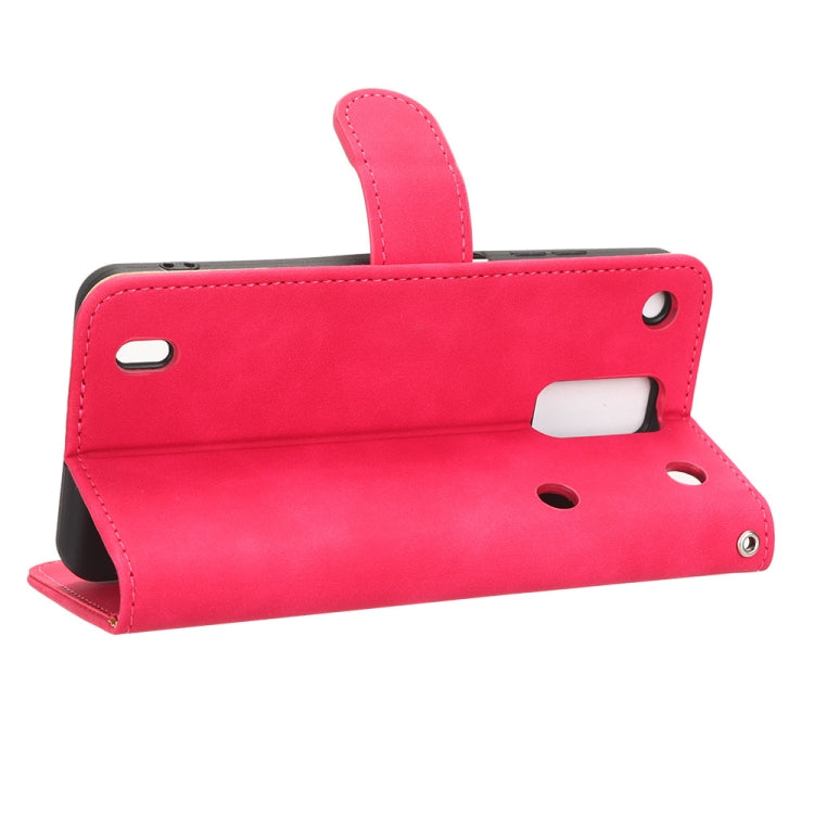 For ZTE Blade A32 Skin Feel Magnetic Flip Leather Phone Case
