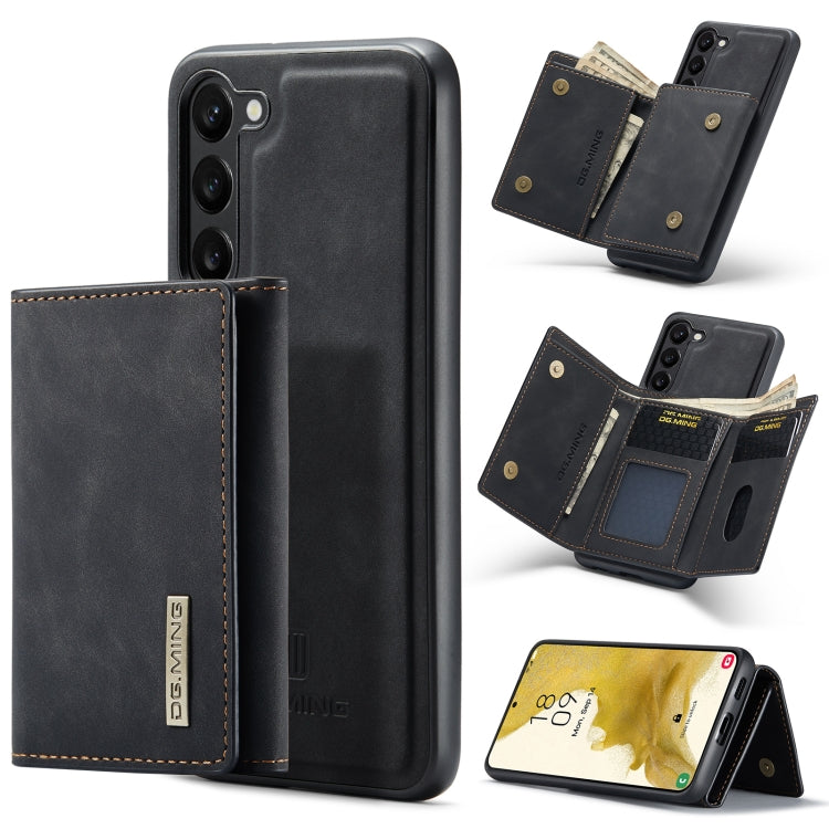 For Samsung Galaxy S23+ 5G DG.MING M1 Series 3-Fold Multi Card Wallet  Phone Case