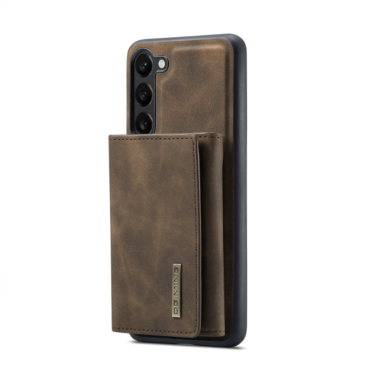 For Samsung Galaxy S23+ 5G DG.MING M1 Series 3-Fold Multi Card Wallet  Phone Case