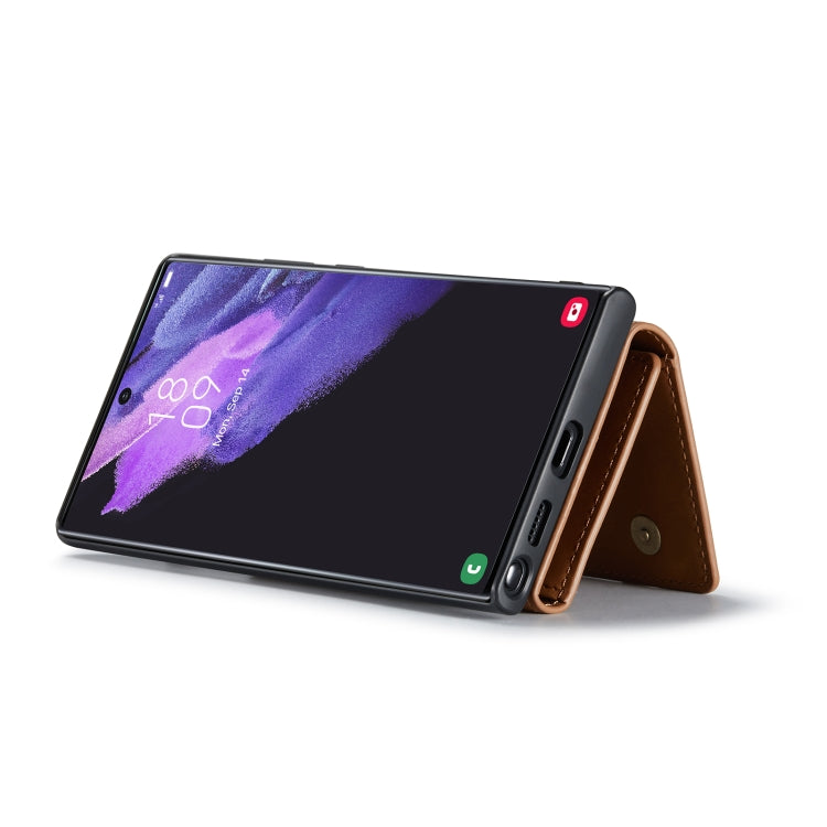 For Samsung Galaxy S23 Ultra 5G DG.MING M1 Series 3-Fold Multi Card Wallet  Phone Case