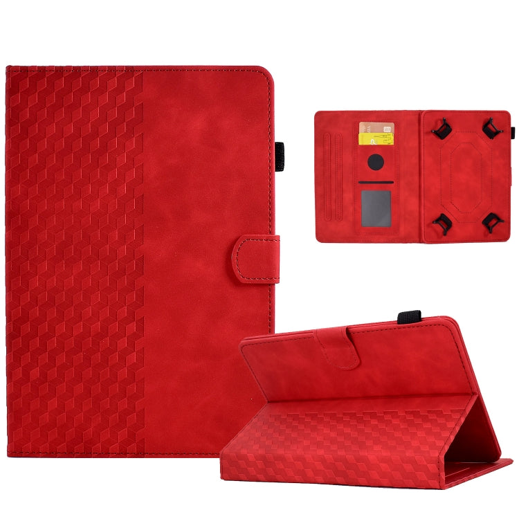For 7.0 inch Universal Tablet Rhombus Embossed Leather Case