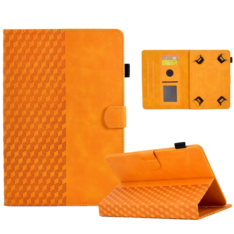 For 7.0 inch Universal Tablet Rhombus Embossed Leather Case