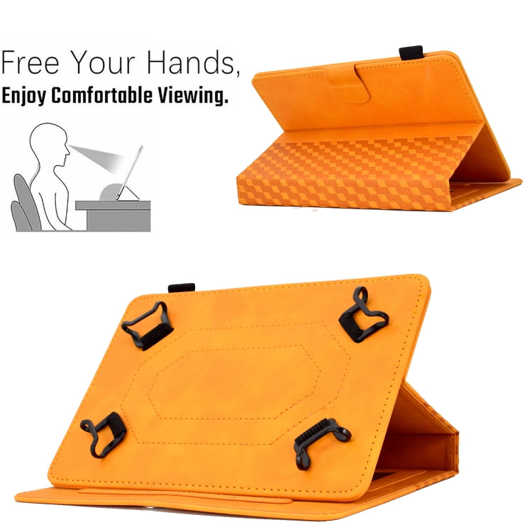 For 7.0 inch Universal Tablet Rhombus Embossed Leather Case