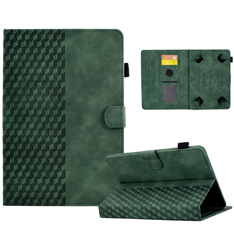 For 7.0 inch Universal Tablet Rhombus Embossed Leather Case