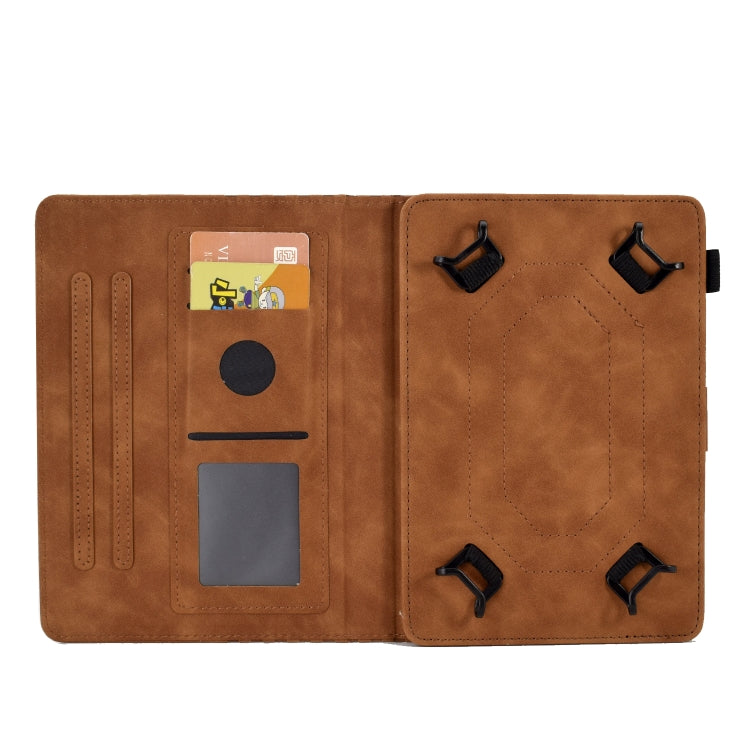 For 7.0 inch Universal Tablet Rhombus Embossed Leather Case