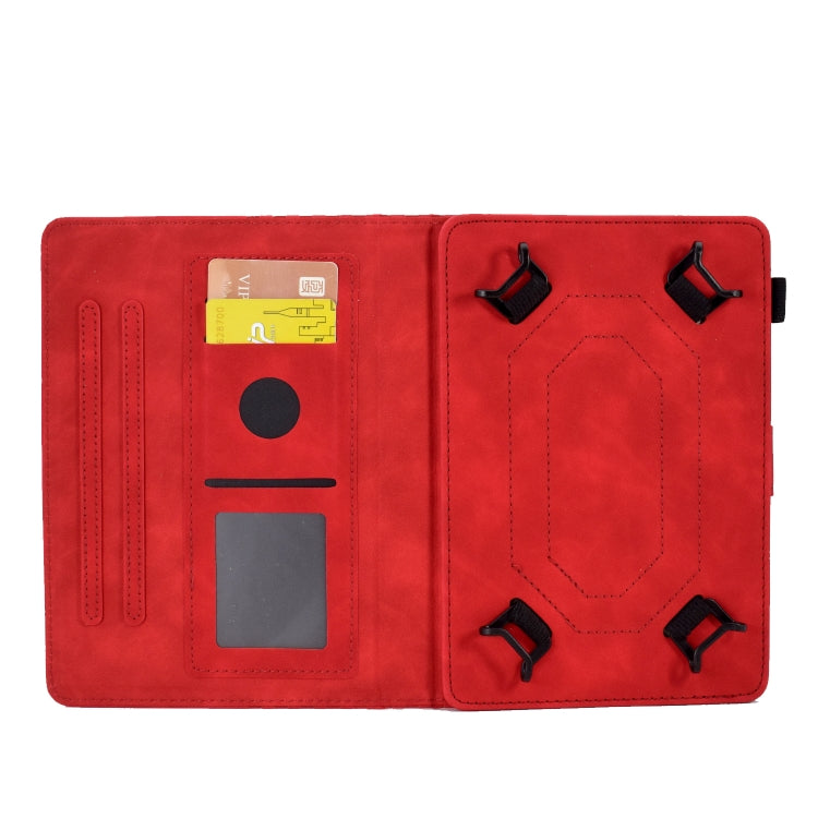 For 8.0 inch Universal Tablet Rhombus Embossed Leather Case