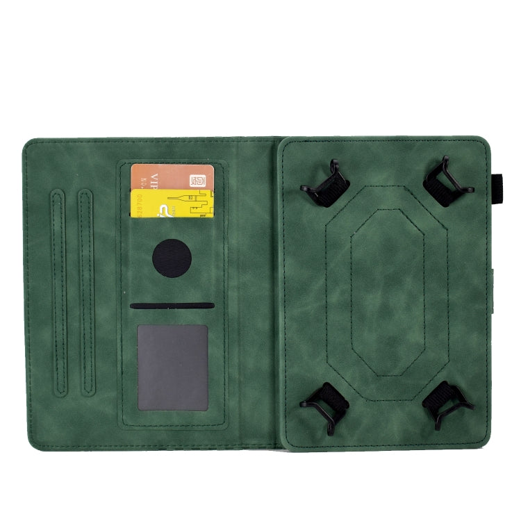 For 8.0 inch Universal Tablet Rhombus Embossed Leather Case