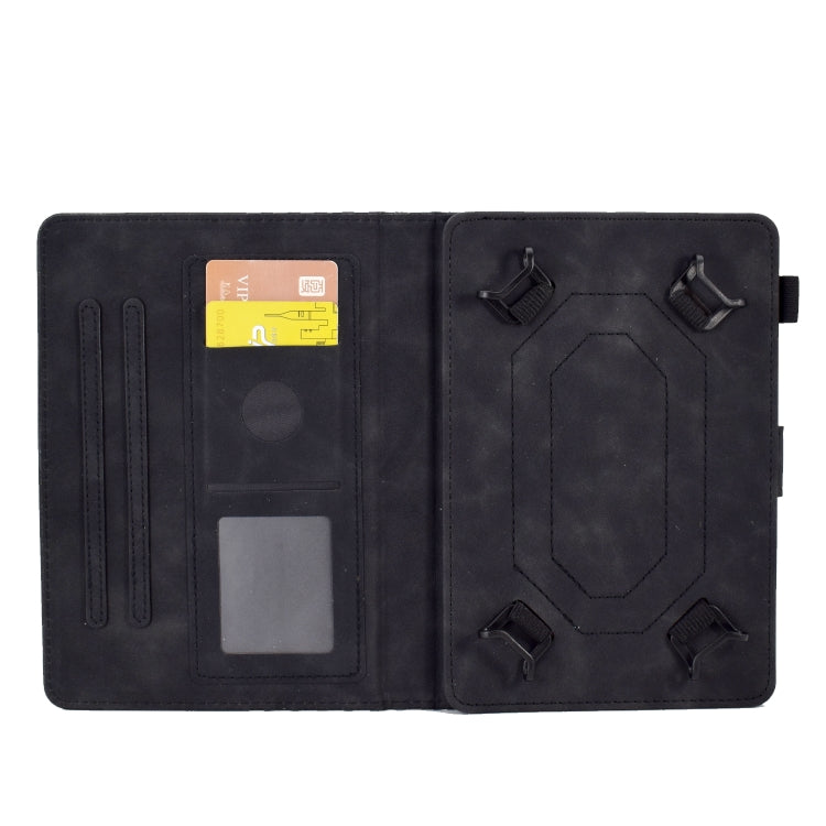 For 8.0 inch Universal Tablet Rhombus Embossed Leather Case