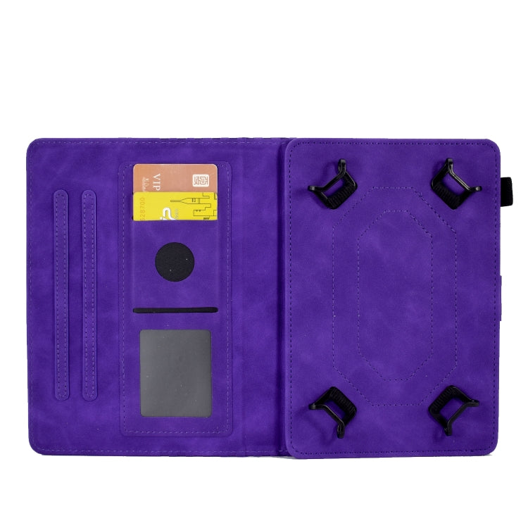For 10.0 inch Universal Tablet Rhombus Embossed Leather Case