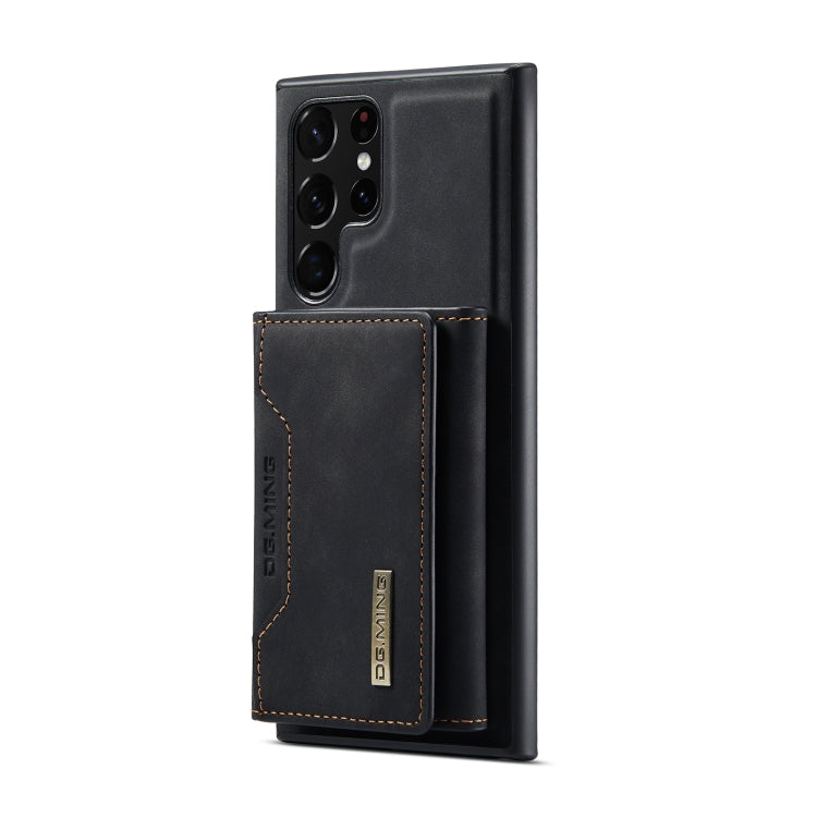 For Samsung Galaxy S23 Ultra 5G DG.MING M2 Series 3-Fold Multi Card Bag + Phone Case