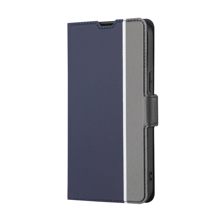 For Motorola Moto E13 4G Twill Texture Side Buckle Leather Phone Case