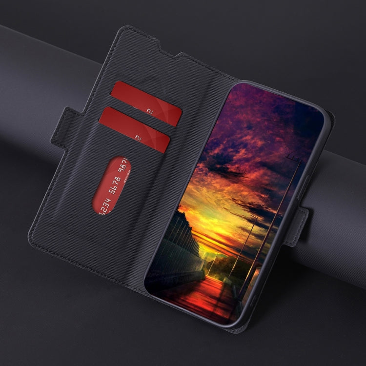 For Xiaomi Poco X5 Pro / Redmi Note 12 Pro Speed Twill Texture Side Buckle Leather Phone Case