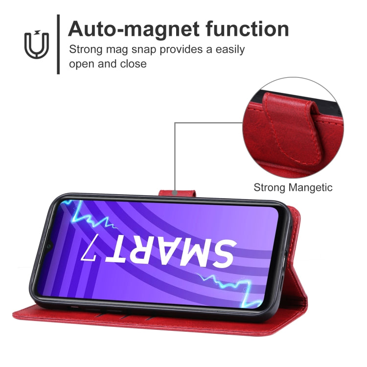 For Infinix Smart 7 India Leather Phone Case