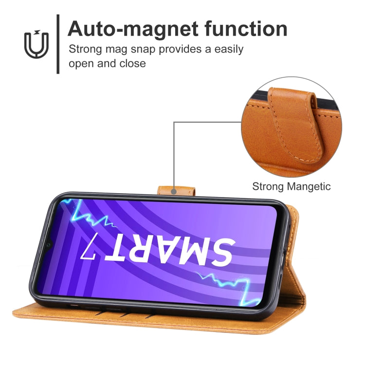 For Infinix Smart 7 India Leather Phone Case