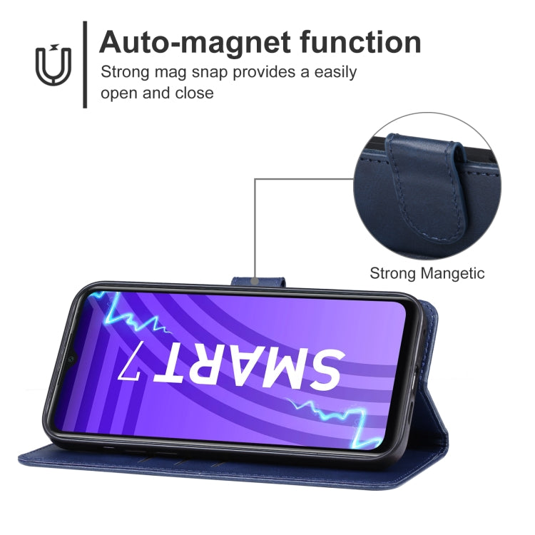 For Infinix Smart 7 India Leather Phone Case