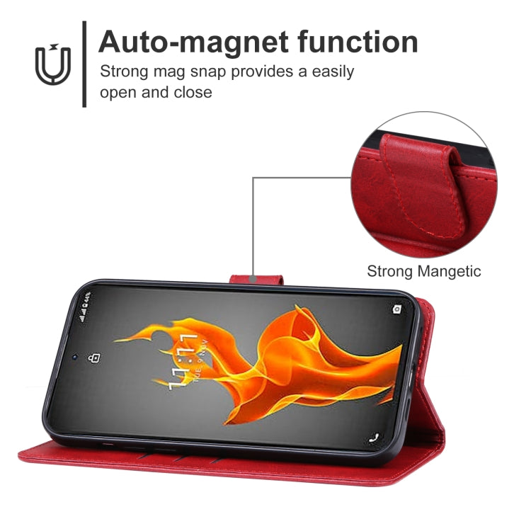 For Lava Agni 5G Leather Phone Case