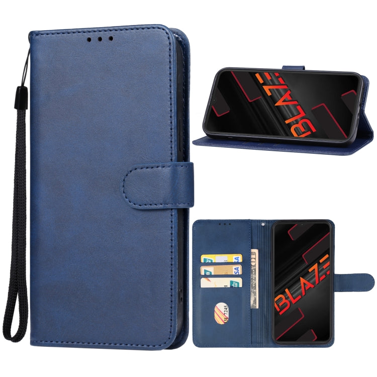 For Lava Blaze Leather Phone Case