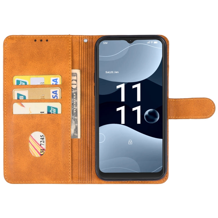 For Lava Blaze Nxt Leather Phone Case