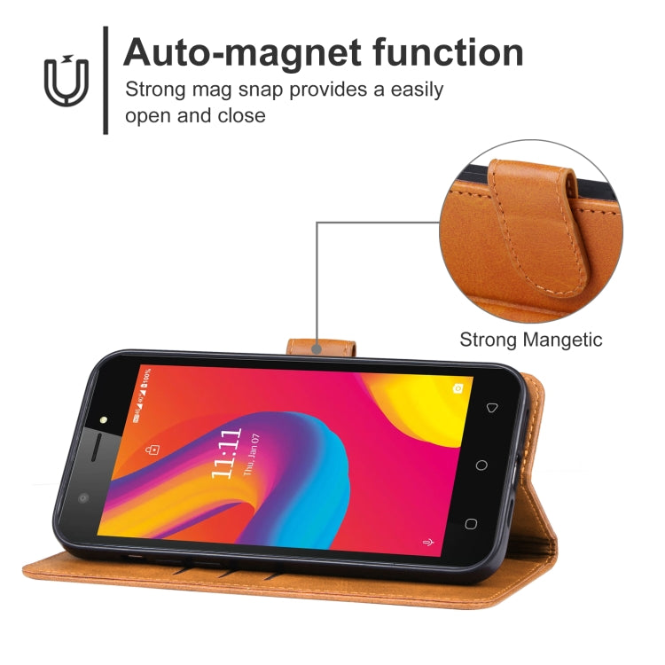 For Lava Z1 Leather Phone Case