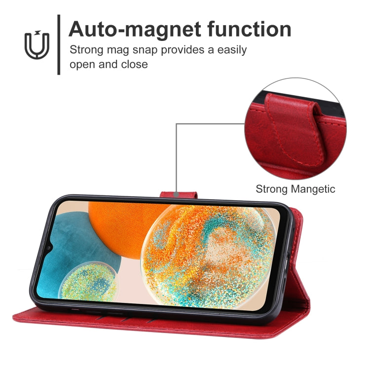 For Samsung Galaxy A24 4G Leather Phone Case