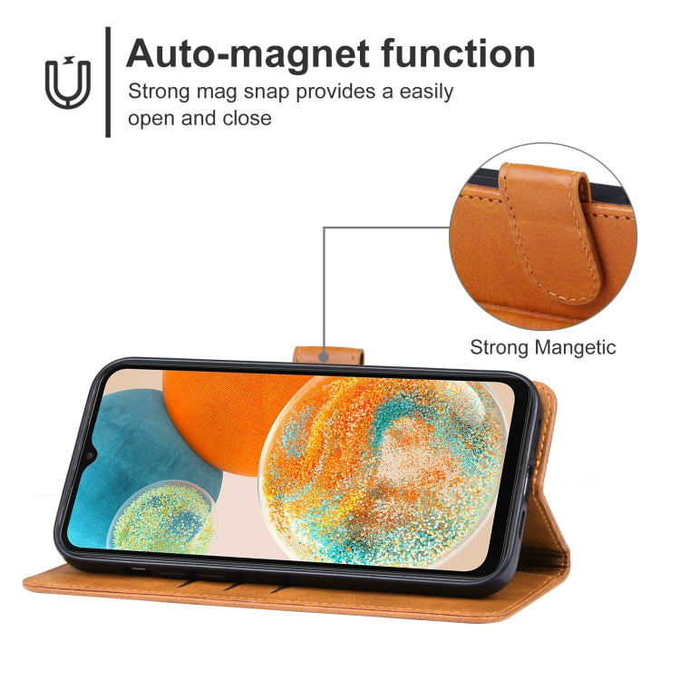 For Samsung Galaxy A24 4G Leather Phone Case