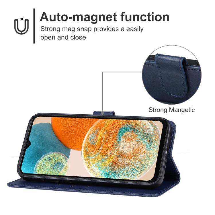 For Samsung Galaxy A24 4G Leather Phone Case