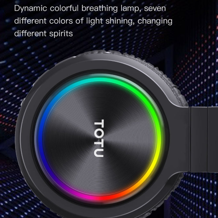 TOTU B12 Over-Ear Wireless Bluetooth Earphone(Black)