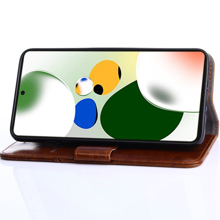 For OPPO Reno8 T 4G Geometric Stitching Horizontal Flip Leather Phone Case