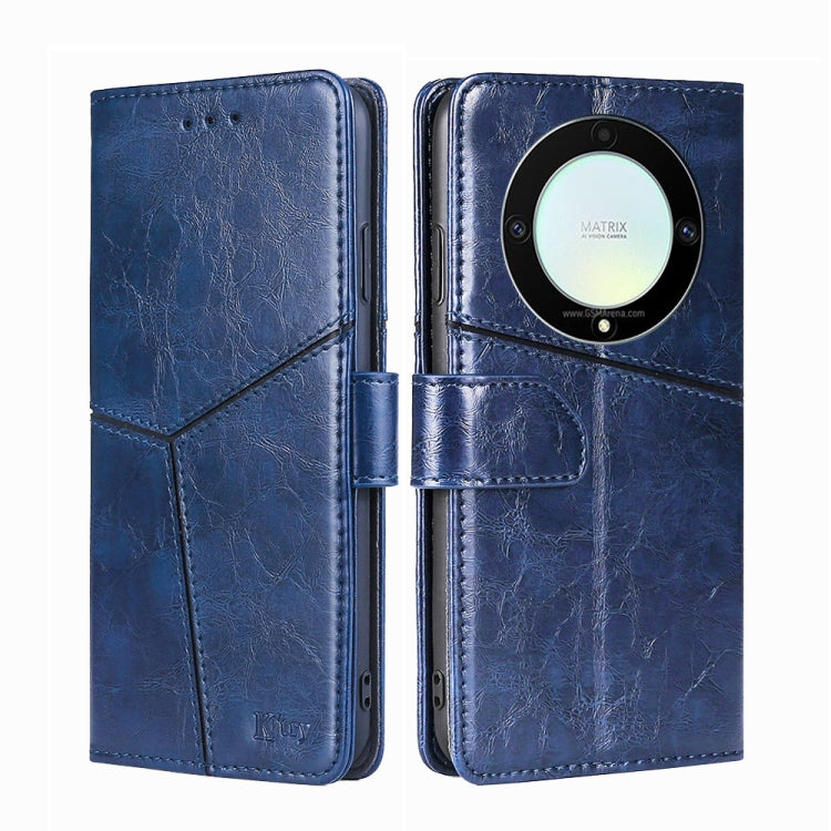 For Honor X9a 5G Geometric Stitching Horizontal Flip Leather Phone Case