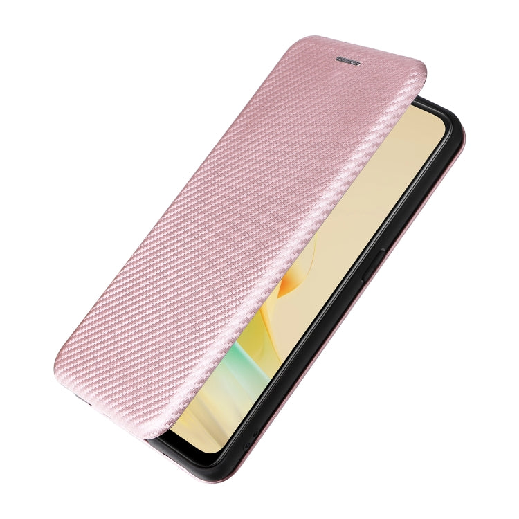 For OPPO Reno8 T 4G Carbon Fiber Texture Flip Leather Phone Case