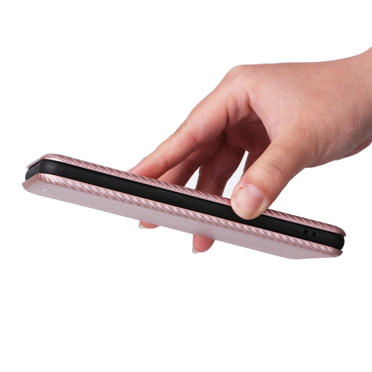 For OPPO Reno8 T 4G Carbon Fiber Texture Flip Leather Phone Case