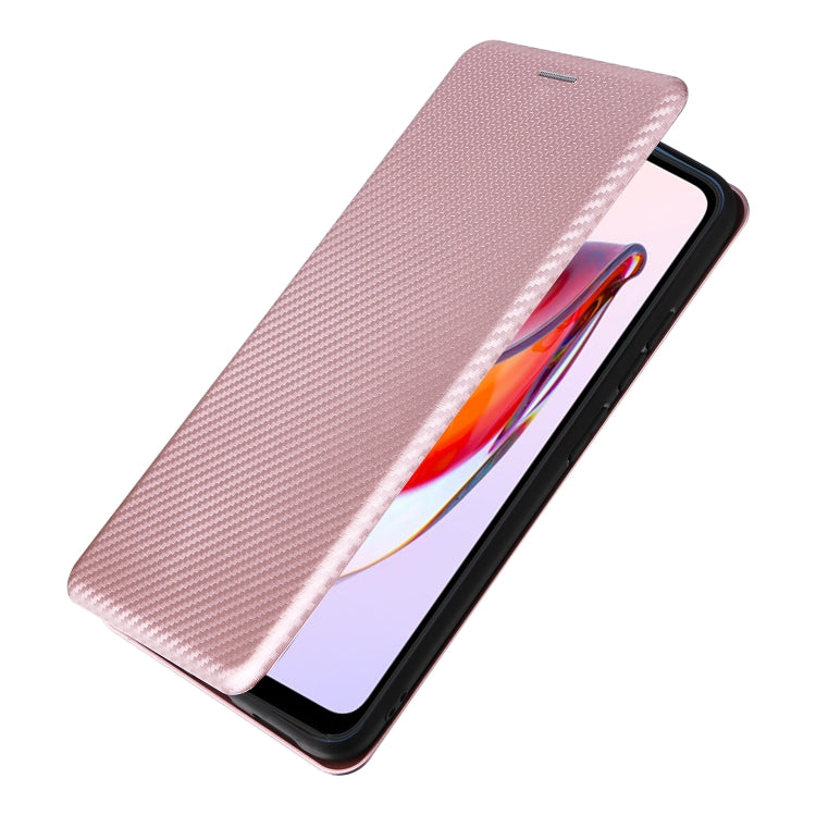 For Xiaomi Redmi 12C Carbon Fiber Texture Flip Leather Phone Case