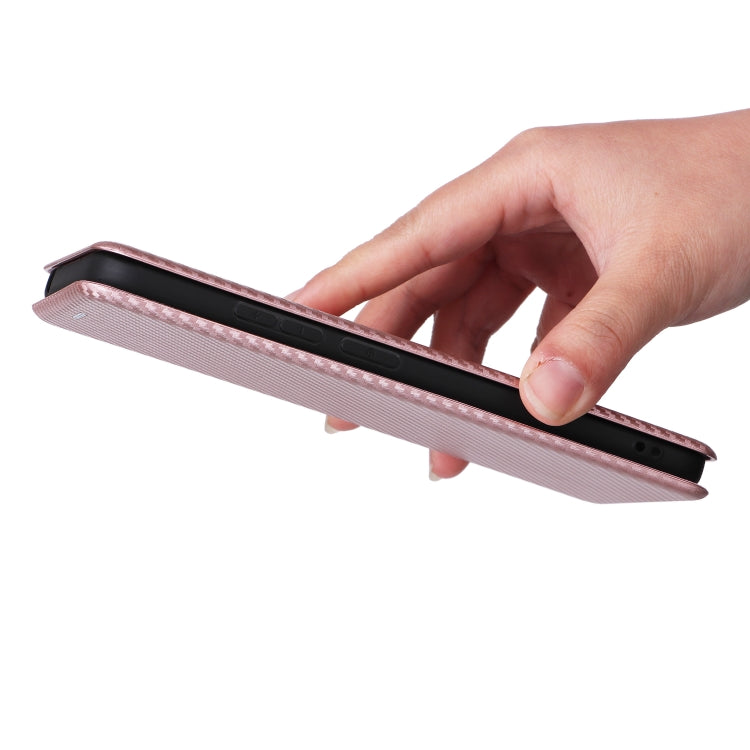 For Xiaomi Redmi 12C Carbon Fiber Texture Flip Leather Phone Case