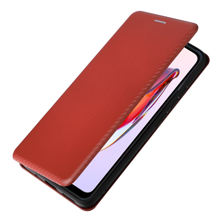 For Xiaomi Redmi 12C Carbon Fiber Texture Flip Leather Phone Case