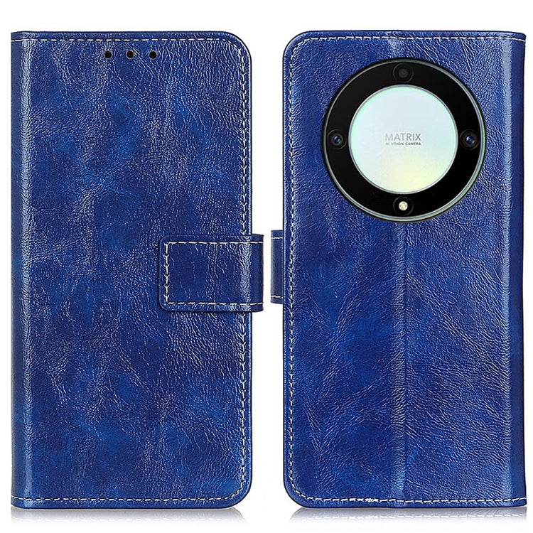 For Honor X9A 5G / Magic5 Lite 5G Retro Crazy Horse Texture Horizontal Flip Leather Phone Case