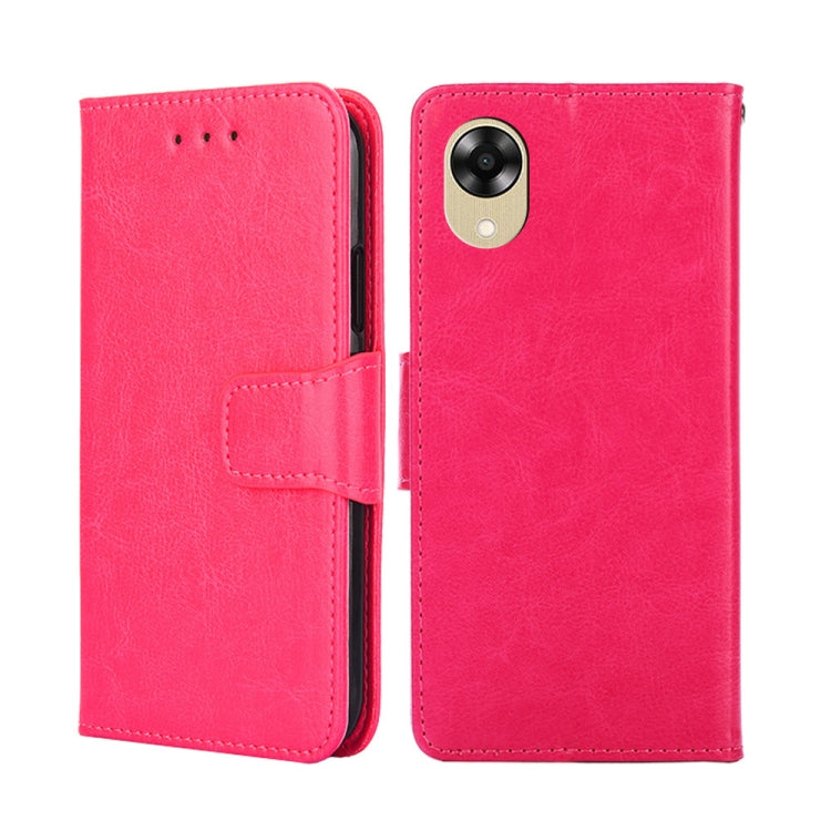 For OPPO A17k Crystal Texture Leather Phone Case