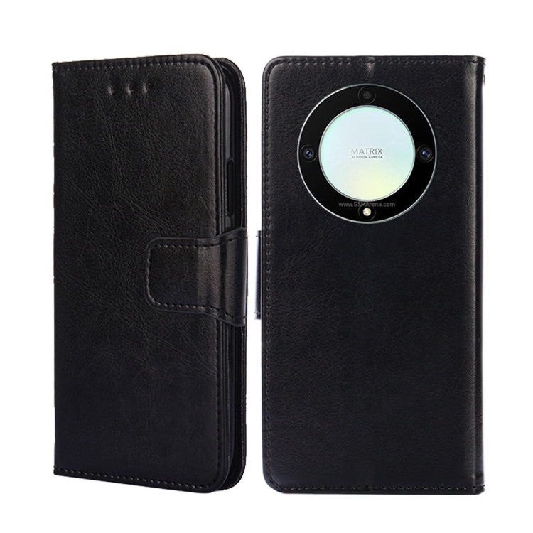 For Honor X9a 5G Crystal Texture Leather Phone Case